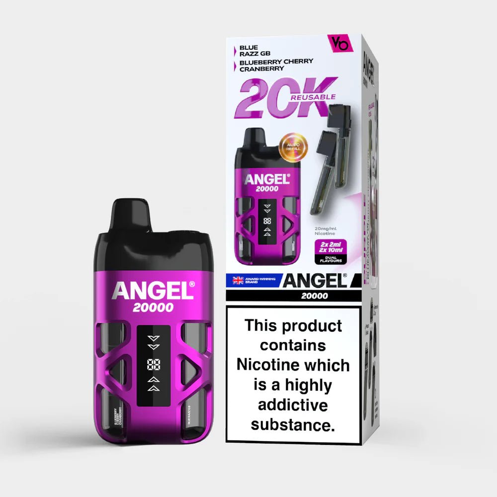 20mg Angel 20000 by Vapes Bars Duel Prefilled Pod Vape Kit 20000 PuffsVaping ProductsVapes BarsVaperr Shop