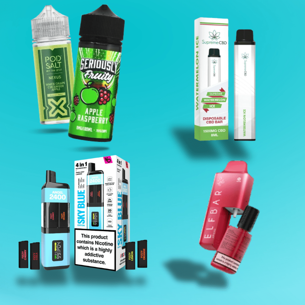 Image showing a best selling collection of vapes